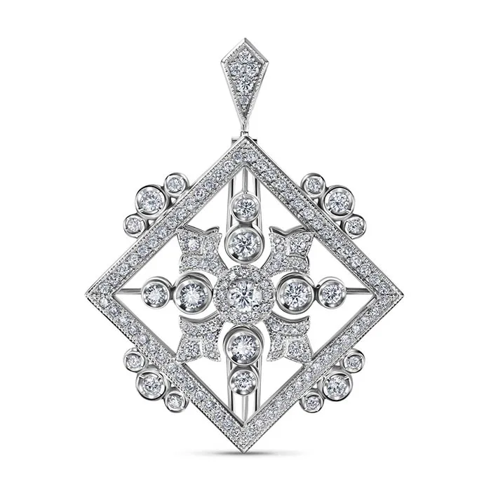 ALROSA Diamonds BH141D21S Брошь-подвеска  Фото 1