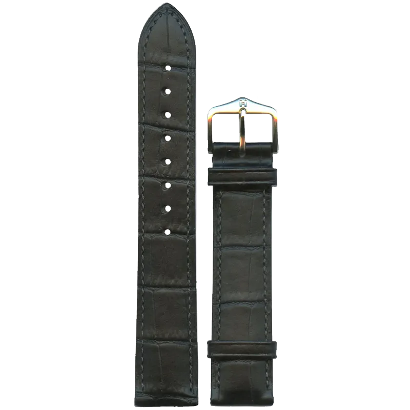 HIRSCH Ремешок 0102 80 50 18 Silver Sette Duke 