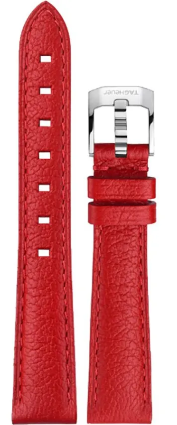 Tag Heuer Ремень красный кожа 17мм Tag Heuer Formula 1 Quartz WBJ131(BC0931)  Фото 2